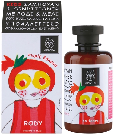 Apivita Kids Pomegranate & Honey szampon i odżywka dla dzieci