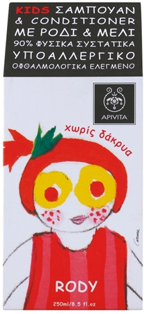 Apivita Kids Pomegranate & Honey szampon i odżywka dla dzieci