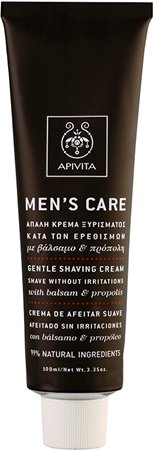 Apivita Men's Tonic Shampoo Balsam & Propolis sanfte Creme für die Rasur
