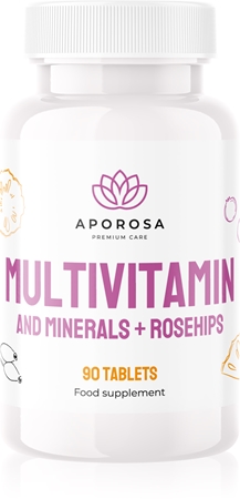 Aporosa Multivitamin + echinacea + šípky tablety s multivitamínovým komplexom