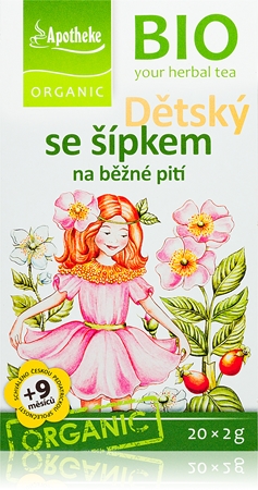 Apotheke BIO Detský bylinný čaj so šípkom bylinný čaj v BIO kvalite