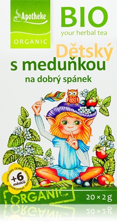 Apotheke BIO Detský bylinný čaj s medovkou bylinný čaj v BIO kvalite