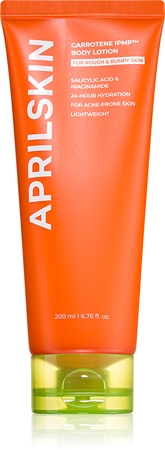 APRILSKIN Carrotene IPMP Body Lotion Calming Body Cream for radiance and hydration