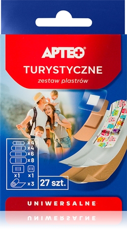Apteo Náplasti turistické náplast k ošetření drobných povrchových poranění kůže
