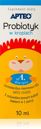 Apteo Probiotyk w kroplach krople do ochrony mikroflory jelitowej