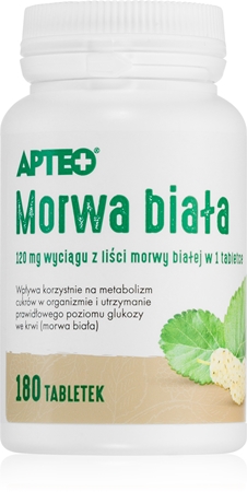 Apteo Morwa biała tabletki do utrzymania prawidłowego stężenia cukru we krwi