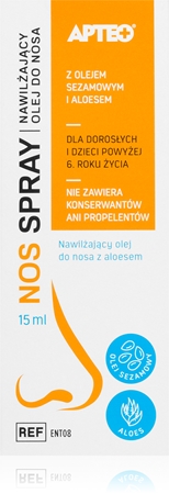 Apteo Nos Spray spray łagodzący śluzówki nosa