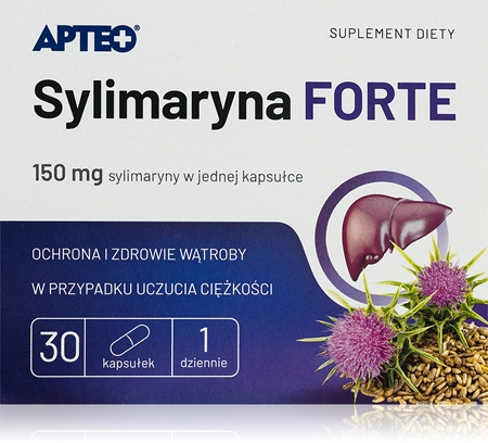 Apteo Sylimaryna Forte kapsułki do wspomagania zdrowia wątroby