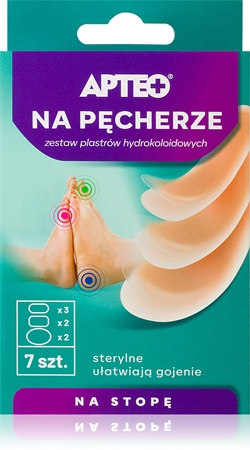 Apteo Plastry na pęcherze zestaw plastrów