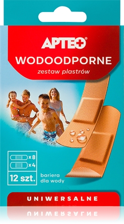 Apteo Plastry wodoodporny uniwersalne zestaw plastrów