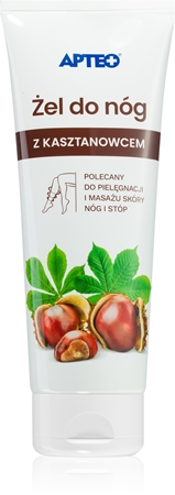 Apteo Gel na nohy s kaštanem krém na nohy