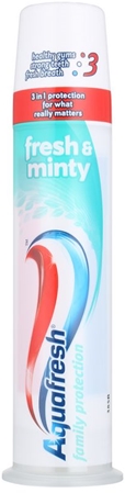 Aquafresh Family Protection Fresh & Minty dentifricio per denti e gengive sani