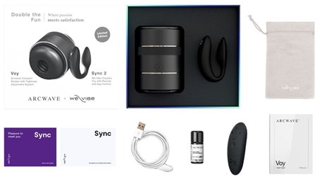 ARCWAVE ARCWAVE x We-Vibe Double the Fun ensemble d’accessoires érotiques edition limitée