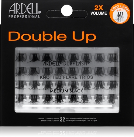 Ardell Double Up Trios 2xVolume stick-on cluster lashes