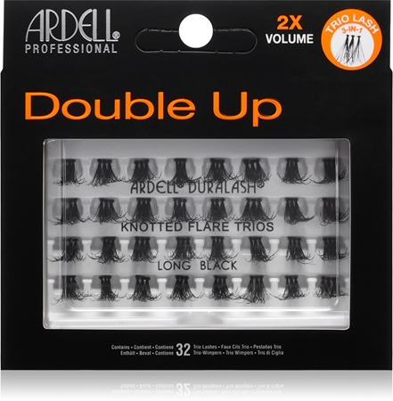 Ardell Double Up Trios 2xVolume stick-on cluster lashes