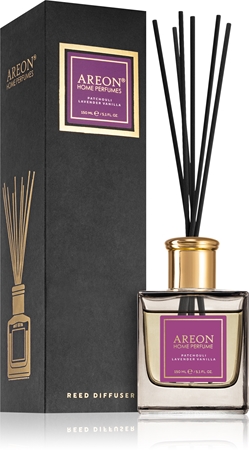 Areon Home Black Patchouli Lavender Vanilla aromadiffuuseri täytöllä