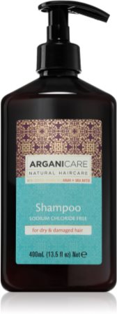 Arganicare Argan Oil & Shea Butter champô para cabelos secos e danificados