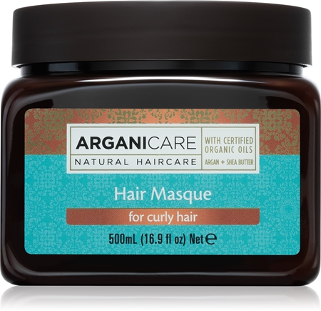 Arganicare Argan Oil & Shea Butter Hair Masque masque hydratant nourrissant pour cheveux bouclés