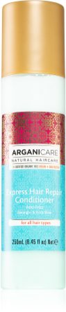 Arganicare Argan Oil & Shea Butter Express Hair Repair balsamo spray senza risciacquo