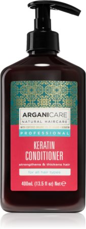 Arganicare Keratin Μαλακτικό για χημικά επεξεργασμένα, ξεβαμμένα ή κατεστραμένα μαλλιά