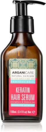 Arganicare Keratin αναγεννητικός και θρεπτικός ορός για τα μαλλιά