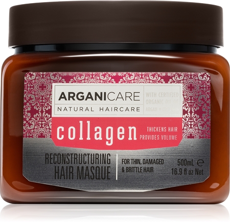 Arganicare Collagen Reconstructuring Hair Masque αναγεννητική μάσκα για τα μαλλιά