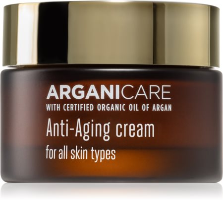 Arganicare Anti-Aging schützende Creme gegen Hautalterung für alle Hauttypen
