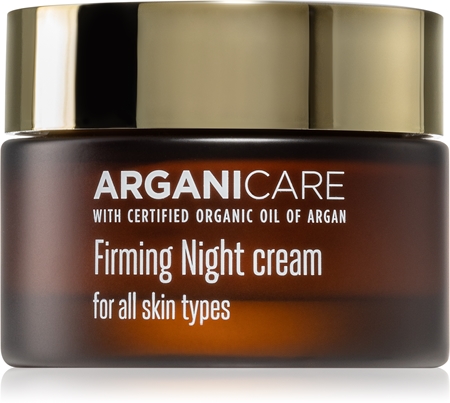 Arganicare Firming συσφικτική κρέμα νύχτας με αναγεννητική επίδραση για όλους τους τύπους επιδερμίδας