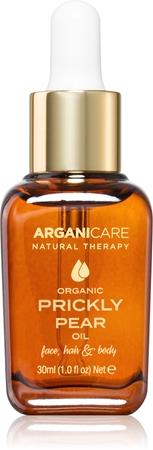 Arganicare Organic Prickly Pear Kallpressad opuntiaoljal för ansikte, kropp och hår
