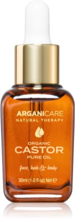 Arganicare Organic Castor λάδι ψυχρής έκθλιψης για τα μαλλιά