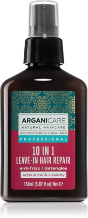 Arganicare Keratin 10 In 1 Leave-In Hair Repair obnovující sérum proti krepatění