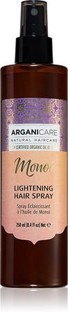 Arganicare Monoi Lightening Hair Spray Lystergivande vård för hår
