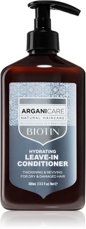 Arganicare Biotin Leave-In Conditioner Leave-in balsam för torrt och skadat hår