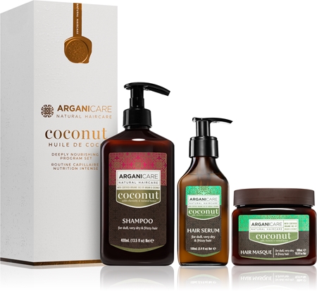 Arganicare Coconut Deeply Nourishing Program Set dárková sada s vyživujícím účinkem