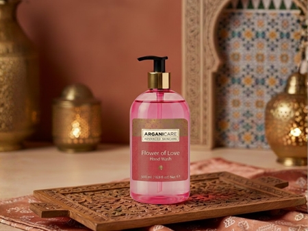 Arganicare Hand Wash Flower of Love savon liquide harmonisant