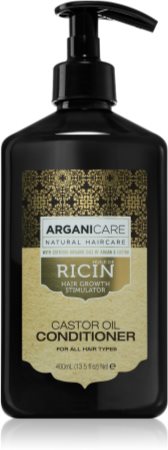Arganicare Ricin condicionador hidratante e nutritivo para estimulação do crescimento capilar