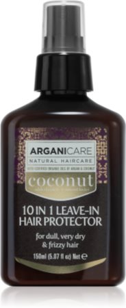 Arganicare Coconut 10 in 1 Leave-In Hair Protector erősítő öblítést nem igénylő ápolás száraz hajra