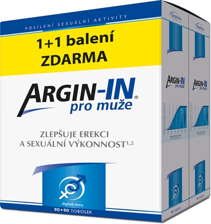 ArginMax ARGIN-IN pro muže doplněk stravy pro zlepšení erekce a sexuální výkonnosti