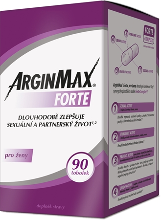 ArginMax Forte pro ženy doplněk stravy pro zlepšení partnerského a sexuálního života
