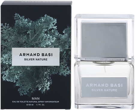 Armand Basi Silver Nature eau de toilette para homens 50 ml