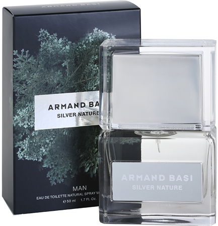 Armand Basi Silver Nature eau de toilette para homens 50 ml