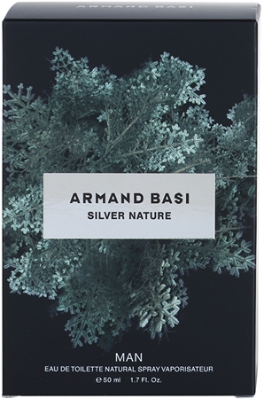 Armand Basi Silver Nature eau de toilette para homens 50 ml