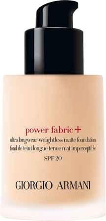 Armani Power Fabric+ Foundation visiškai maskuojantis makiažo pagrindas SPF 20+