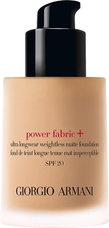 Armani Power Fabric+ Foundation visiškai maskuojantis makiažo pagrindas SPF 20+