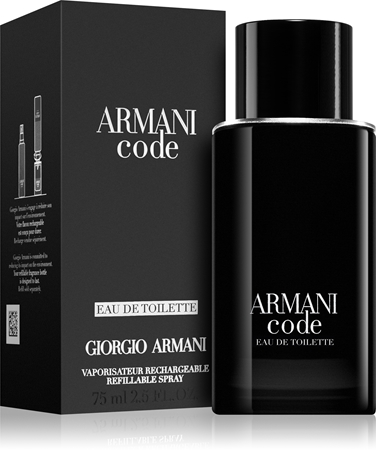 Armani Code toaletna voda punjiva za muškarce