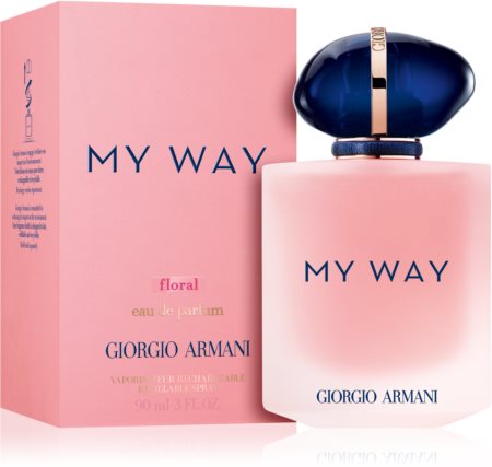 Armani My Way Floral Eau de Parfum utántölthető hölgyeknek