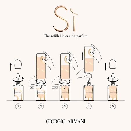Armani Sì Eau de Parfum refill for women refill