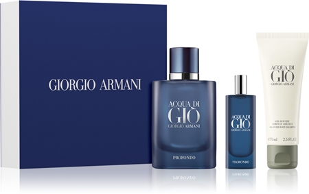 Armani Acqua di Giò Profondo set cadou VI. pentru bărbați