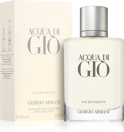 Armani Acqua di Giò Eau de Toilette rechargeable pour homme
