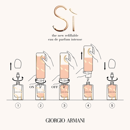 Armani Sì Intense Eau de Parfum recharge pour femme